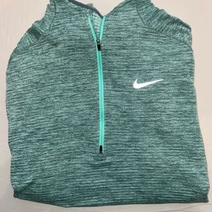 Cold westher dri fit long sleeve half zip, reflective light weight jogger